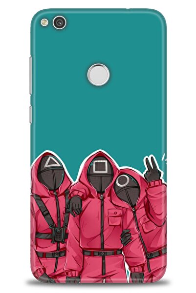 Rulet Aksesuar حافظة متوافقة مع هاتف هواوي P9 لايت 2017 HD مطبوع + واقي شاشة ...