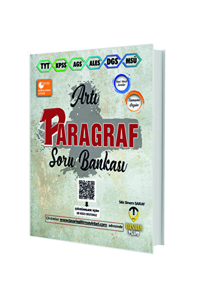 tasarı eğitim yayınları ARTI PARAGRAF ÇÖZÜMLÜ SORU BANKASI