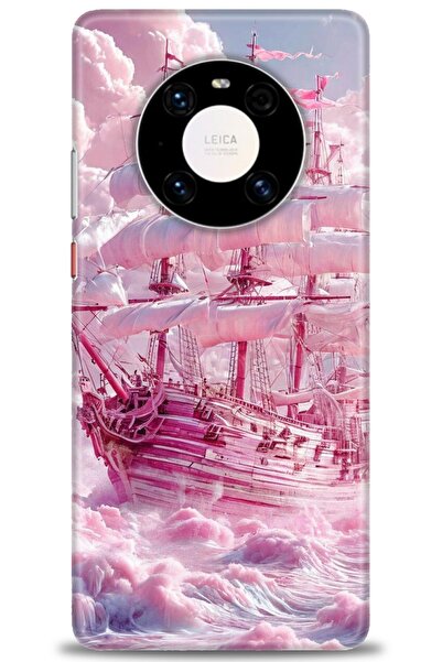 Rulet Aksesuar غطاء متوافق مع هاتف هواوي ميت 40 برو HD مطبوع - غطاء سيليكون م...