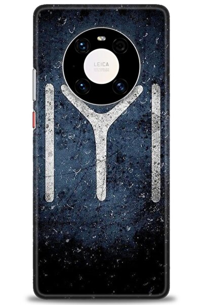 Rulet Aksesuar غطاء متوافق مع هاتف هواوي ميت 40 برو HD مطبوع - غطاء سيليكون م...