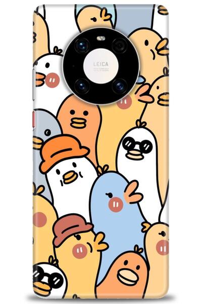 Rulet Aksesuar غطاء متوافق مع هاتف هواوي ميت 40 برو HD مطبوع - غطاء سيليكون م...