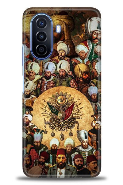 Rulet Aksesuar غطاء متوافق مع هاتف هواوي نوفا Y70 HD مطبوع - غطاء سيليكون مصم...