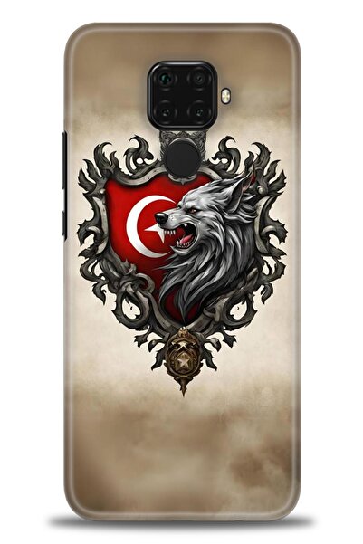 Rulet Aksesuar غطاء متوافق مع هاتف هواوي ميت 30 لايت HD مطبوع - غطاء سيليكون ...