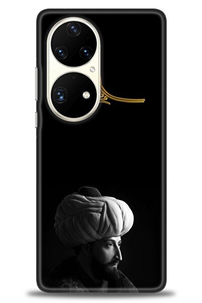 Rulet Aksesuar غطاء متوافق مع هاتف هواوي P50 Pro HD مطبوع - غطاء سيليكون مصمم...