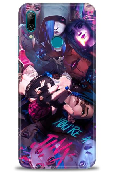 Rulet Aksesuar غطاء متوافق مع هاتف هواوي بي سمارت 2019 HD مطبوع - غطاء سيليكو...