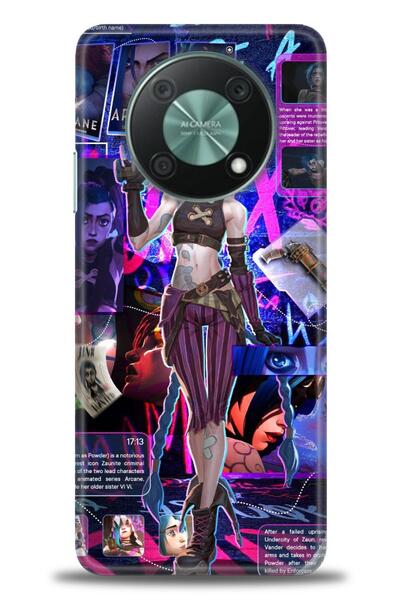 Rulet Aksesuar غطاء متوافق مع هاتف هواوي نوفا Y90 HD مطبوع - غطاء سيليكون مصم...