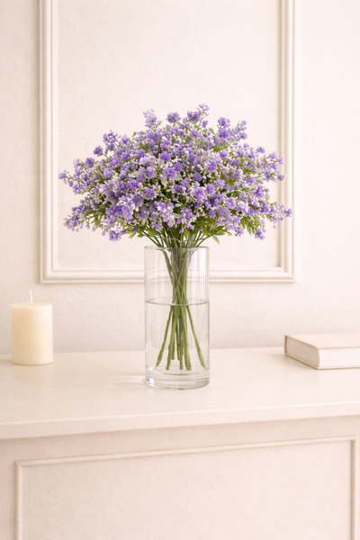 Mottogo Buchet de flori artificiale cu chipsuri decorative – Seria specială