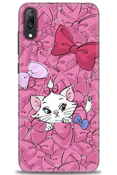 Rulet Aksesuar غطاء متوافق مع هاتف هواوي Y7 برايم 2019 HD مطبوع - غطاء سيليكو...