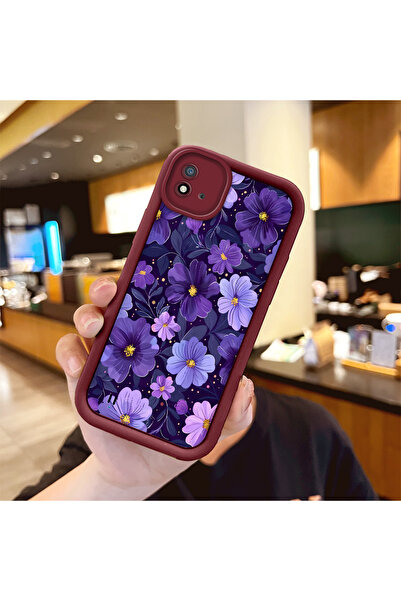 Hontinga حافظة هاتف ملونة على شكل قلب من مادة السيليكون المتوافقة مع هاتف Rea...