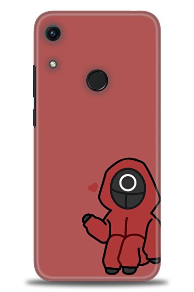 Rulet Aksesuar غطاء متوافق مع هاتف هواوي هونر 8A HD مطبوع - غطاء سيليكون بتصم...