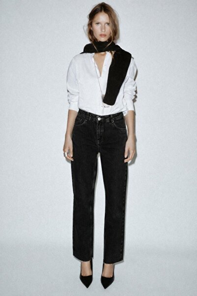 HAKKE Baggy Yüksek Bel JEAN PANTOLON