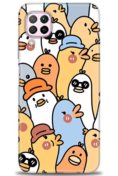 Rulet Aksesuar غطاء متوافق مع هاتف هواوي P40 لايت HD مطبوع - غطاء سيليكون مصم...