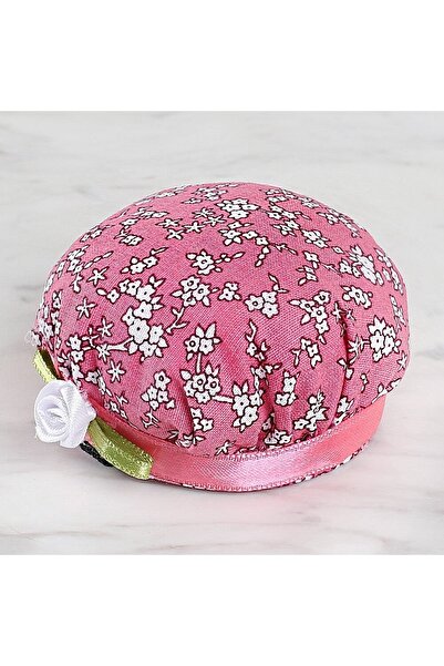 ElyxStore Cola Attachable Needle Holder Dark Pink with Flowers 7 cm