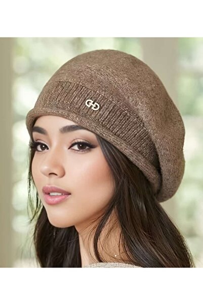 ÇEÇEN HOME Stretchy Stone Detailed Beanie for Women, Soft and Comfortable Women's Winter Beanie Hat
