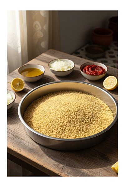 YUNUSOĞLU HOME صينية كرات اللحم الخام - من الفولاذ المقاوم للصدأ 40 سم - صينية مستديرة عميقة متوسطة الحجم