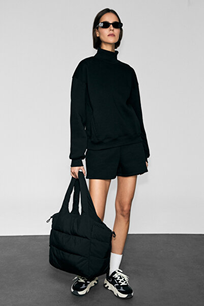 Urban Beat XENYA Дамска полар флийс мека рибарска яка с принт и детайлни джоб...