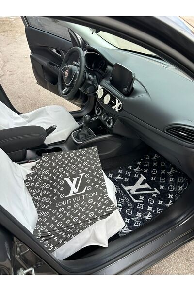 CAROTE Lv siyah halı paspas seti ön arka takım paspas (koruma ambalajlı)+10 a...