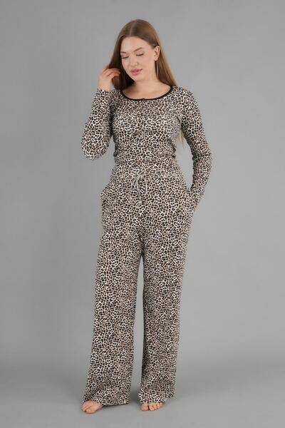 ALEXANDERGARDI Leopard Patterned Pajama Bottoms