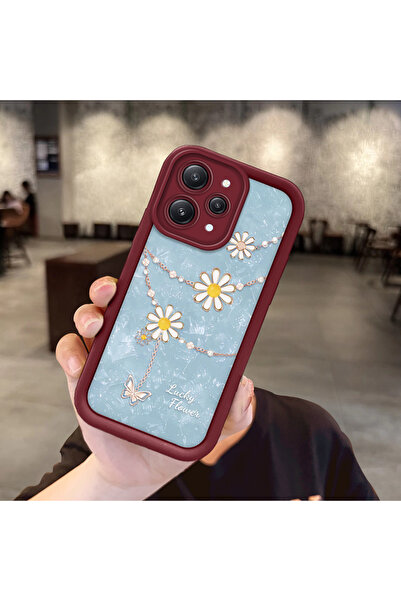 Hontinga حافظة هاتف ملونة من مادة السيليكون المتوافقة مع هاتف Xiaomi Redmi 12...