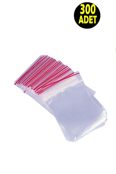 usin 300 ADET 5*5 CM Kilitli Şeffaf Poşet -Mini Ürün Ambalaj Naylonu Poşeti