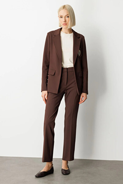 Ekol Pantaloni cu talie elastică și picior larg 5035