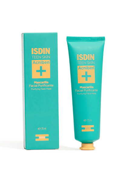 ISDIN قناع الوجه المنقي للبشرة من تين سكين أكنيبين - 75 مل