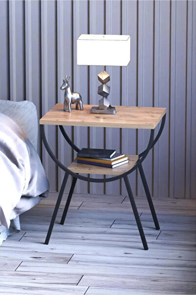 TreeAndTech Metal Ayaklı Yan Sehpa Komodin