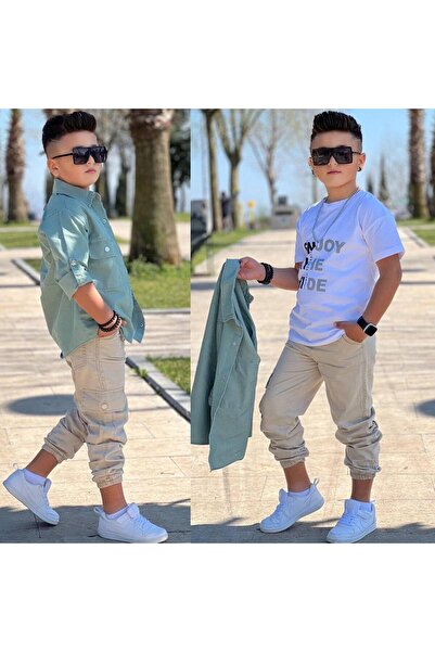 By Erkut Kids Wear Top Bottom Suit Jacket ©️   Pants 3-Piece Men's Set