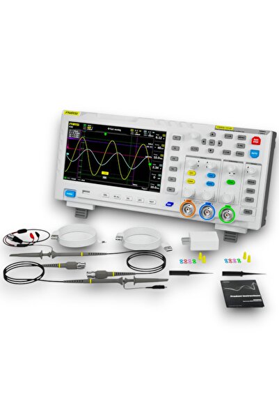 ELEKTROMALL Fnirsi 1014D 2 Kanal 100MHz 1GSa/s Dijital Osiloskop ve Sinyal Je...