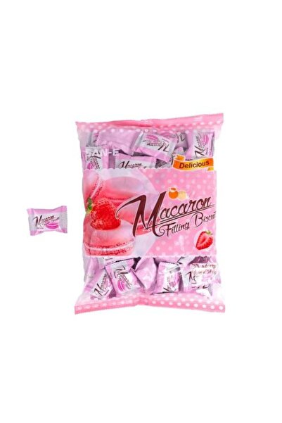 FO بسكويت ماكارون بالفراولة