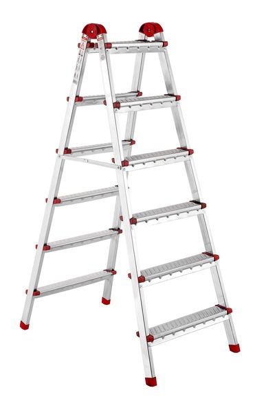 AYYILDIZ 6+6 Basamak Çift Çıkışlı Profil Merdiven