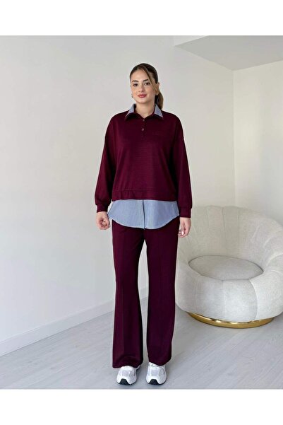 Paraf style Comfortable Fit Women's Suit Shirt Detailed