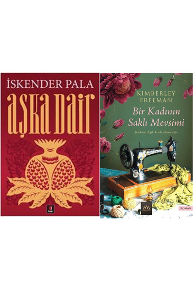 Kapı Yayınları Aşka Dair + Bir Kadının Saklı Mevsimi 2 Kitap Set