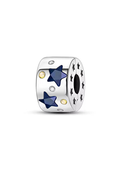 Fubena Blue Star Clip Charm