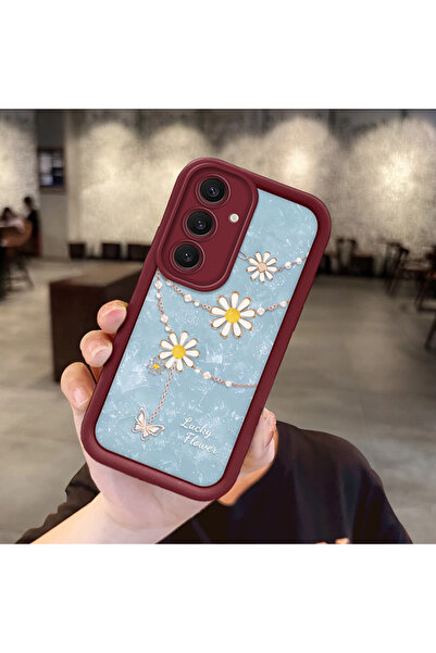 Hontinga جراب هاتف ملون من السيليكون متوافق مع سامسونج جالاكسي إس 24 بلس، مضا...