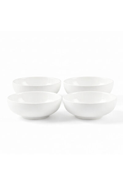 Cuisine Art EFE Bone China Bowl 5.5 Inch (Set of 4) | Premium White Round Bowl (14 x 14 x 5 cm)