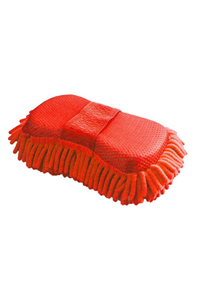 NEWMİX Lastikli Mikrofiber Yıkama Eldiveni Makarna