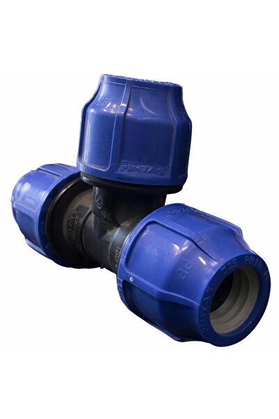 SEÇ TARIM 25 LİK T KANGAL BORU EKLEME KAPLİN MAŞON RENK[MAVİ-SİYAH] 5 ADET