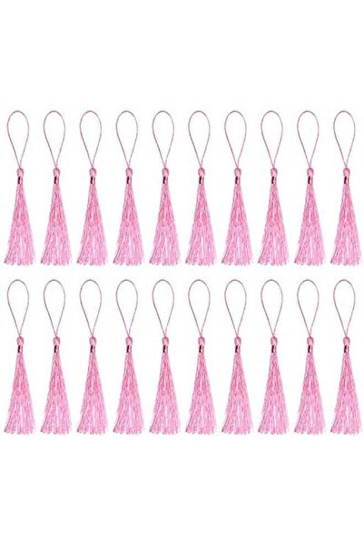 Abrar Mini Silky Handmade Soft Flossy Bookmark Tassels with Cord Loop for Keychain Earring Jewelry Making,