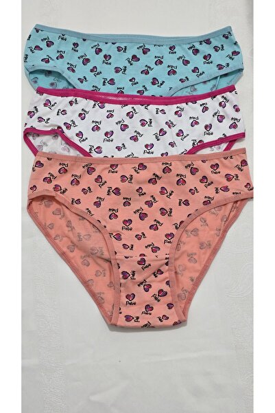 Macal Pink White Underwear Women's Panties Set of 3 2604