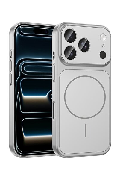 Apple iPhone 15 Pro Max Uyumlu Dönüşümlü Kılıf iPhone 17 Serisi Görünümlü Magesafe Kamera Korumalı