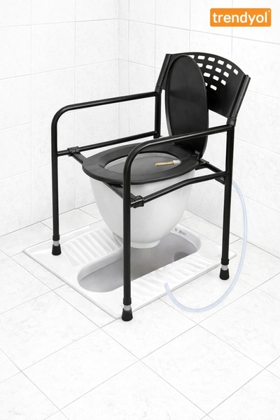 MEDİKALBİM Alaturka Tuvalet Üzeri Kullanıma Uygun Taharet Musluklu Hasta WC S...
