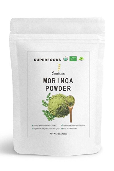 Constanta مسحوق المورينجا، غذاء خارق، 100 غرام