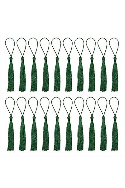 Abrar Mini Silky Handmade Soft Flossy Bookmark Tassels with Cord Loop for Keychain Earring Jewelry Making,