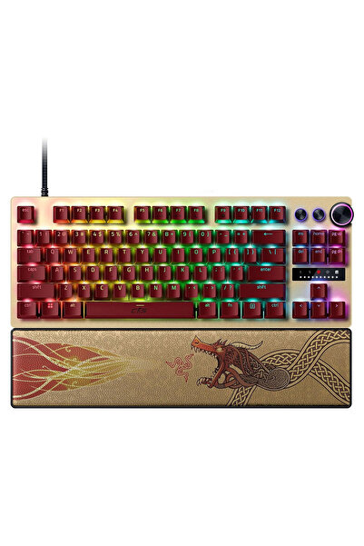 RAZER Huntsman V3 Pro Tenkeyless – CS 2 Dragon Lore %80 Gen-2 Switch HE RGB İngilizce Gaming Klavye