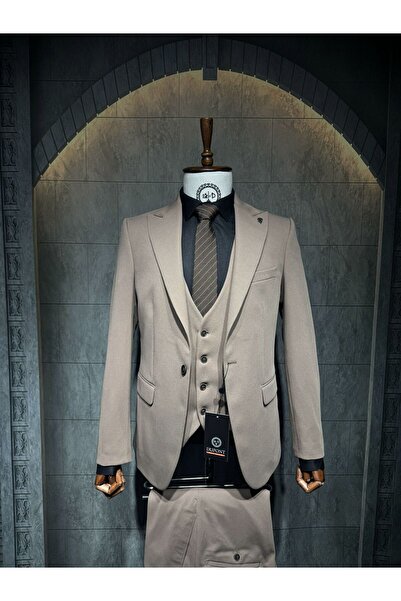 Dupont Slim Fit Tek Düğme Kırlangıç Yaka Takım Elbise