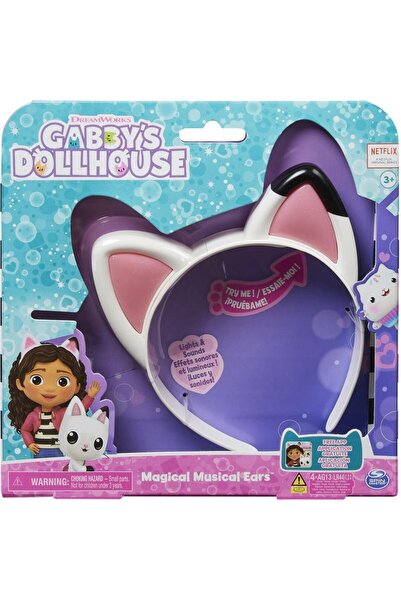 Gabby's Dollhouse Gabby Dollhouse Magical Musical Ears Gabby Işıklı Sesli Taç