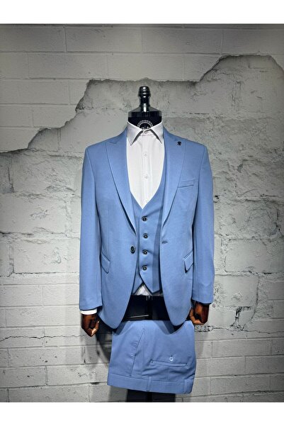 Dupont Slim Fit Tek Düğme Kırlangıç Yaka Takım Elbise