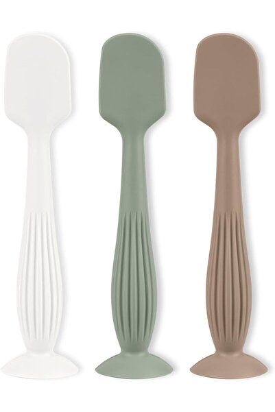 JOYZ أداة توزيع كريم الحفاضات من جويز، 3 قطع من فرشاة كريم الطفح الجلدي المصنوعة من السيليكون لمستلزمات حديثي الولادة