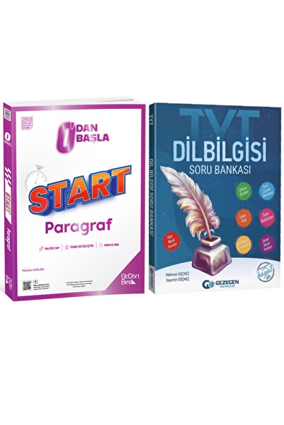 Üç Dört Beş Yayıncılık 0'dan Başla Start Paragraf Soru Bankası+TYT Dil Bilgis...
